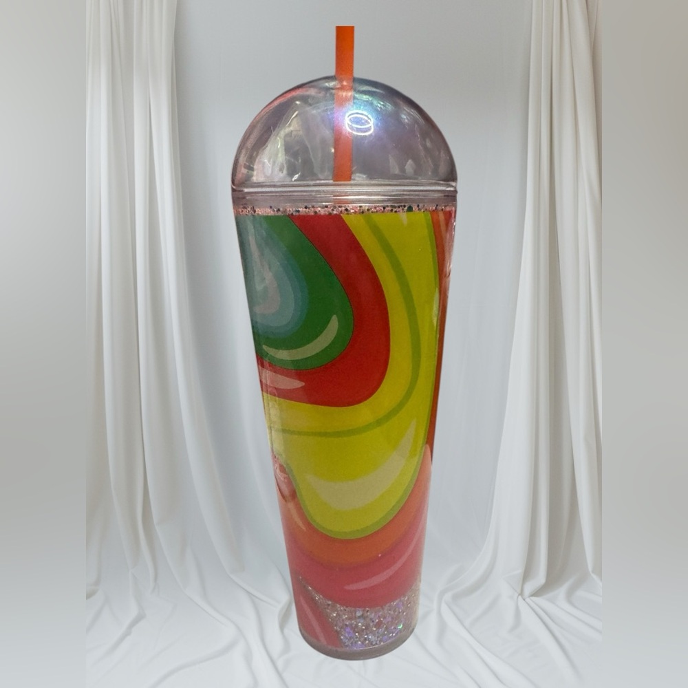 New customized Starbucks Multicolor Glitter Tumbler snowglobe - Picture 4 of 5